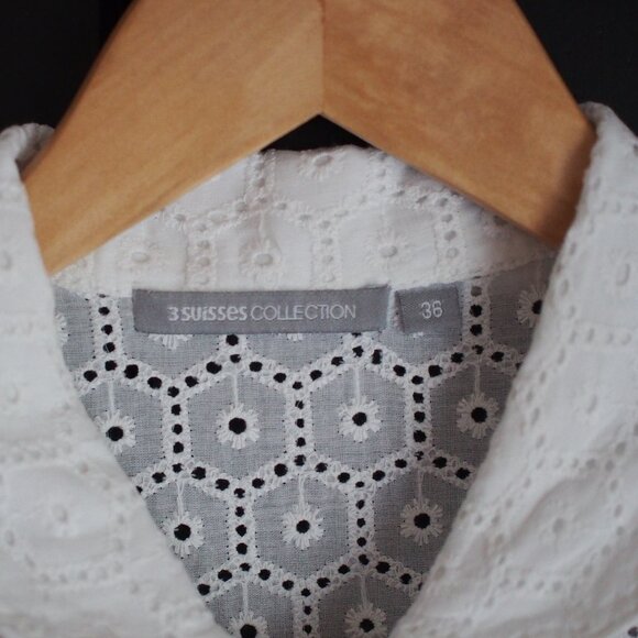 3 Suisses Collection Eyelet Cotton Dress - Picture 2 of 10